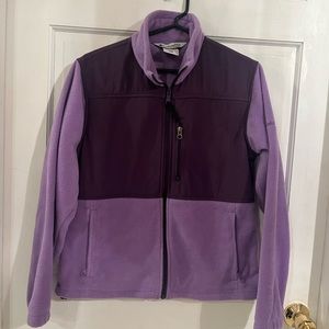 Columbia fleece purple & black size medium